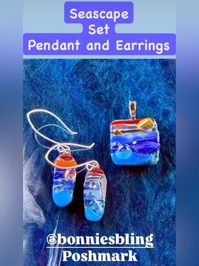 Bonnie’s Bling One of a Kind Fused Glass Jewelry and Accessories to Wear.
